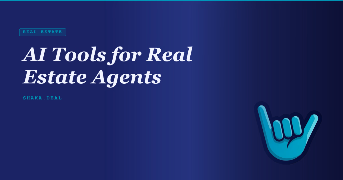 AI Tools for Real Estate Agents