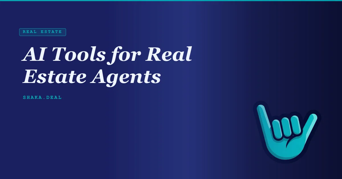 AI Tools for Real Estate Agents