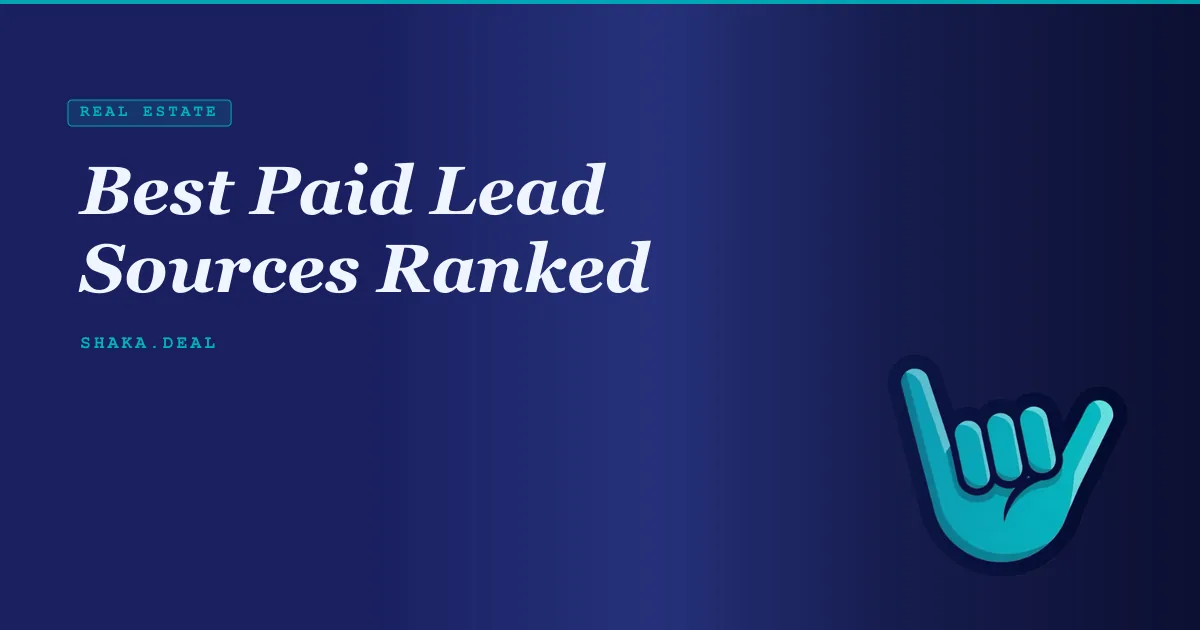 Best Paid Lead Sources Ranked