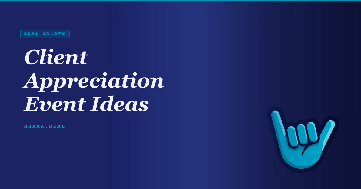 Client Appreciation Event Ideas