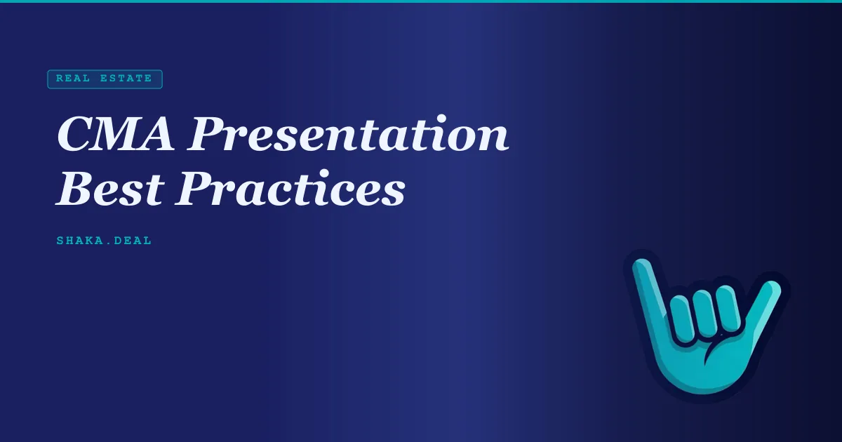 CMA Presentation Best Practices