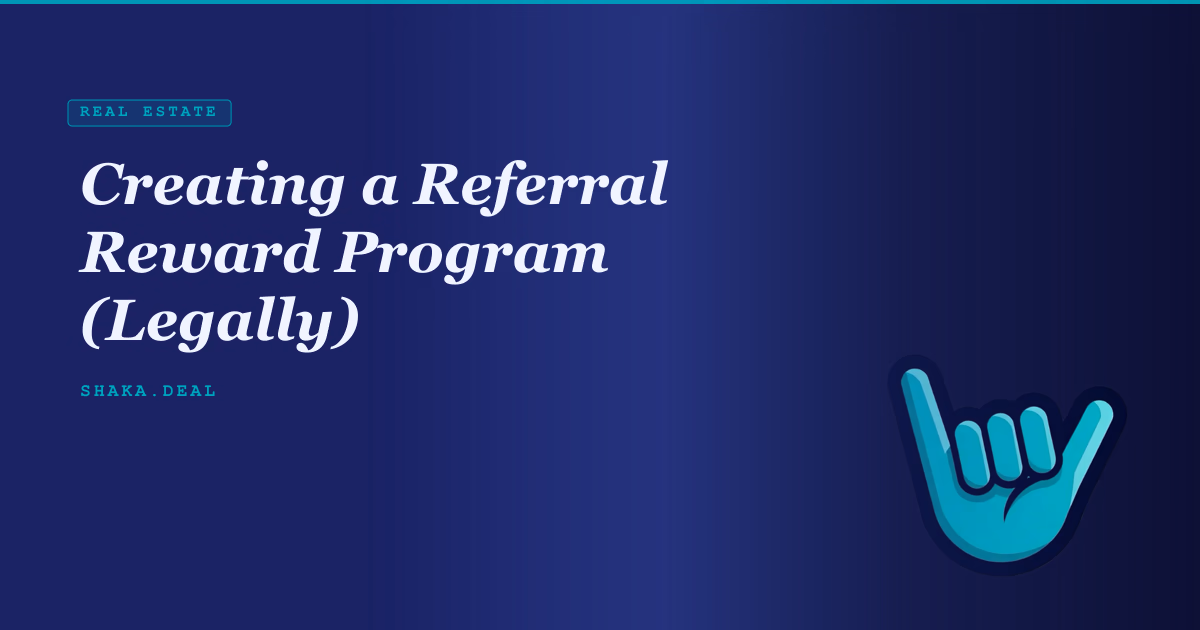 Creating a Referral Reward Program (Legally)