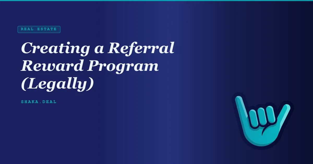 Creating a Referral Reward Program (Legally)