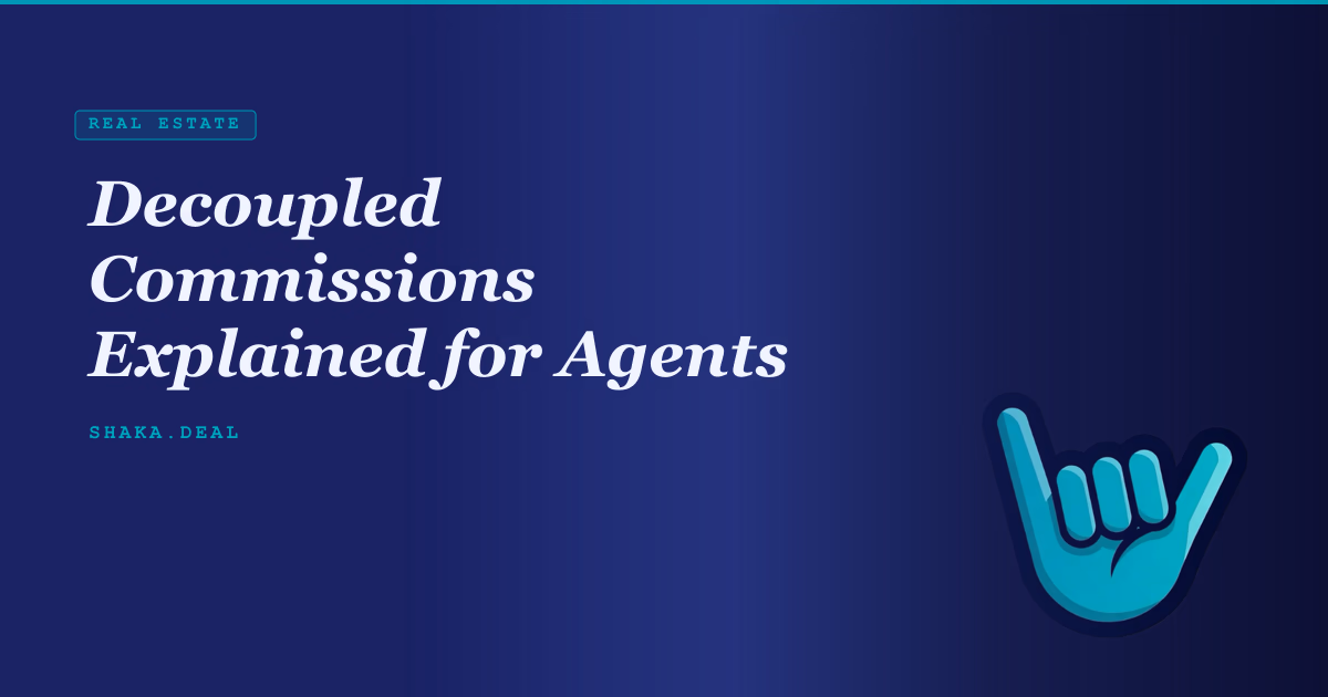 Decoupled Commissions Explained for Agents