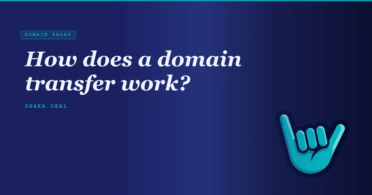 How does a domain transfer work?