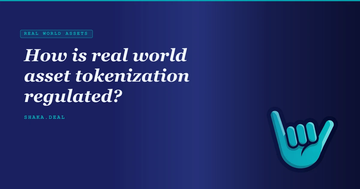 How is real world asset tokenization regulated?