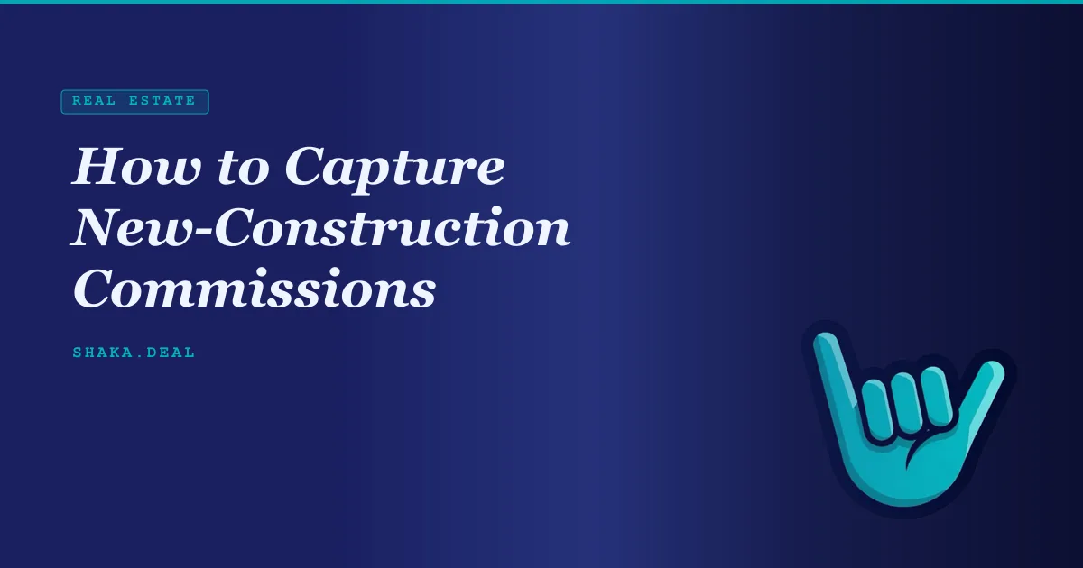 How to Capture New-Construction Commissions