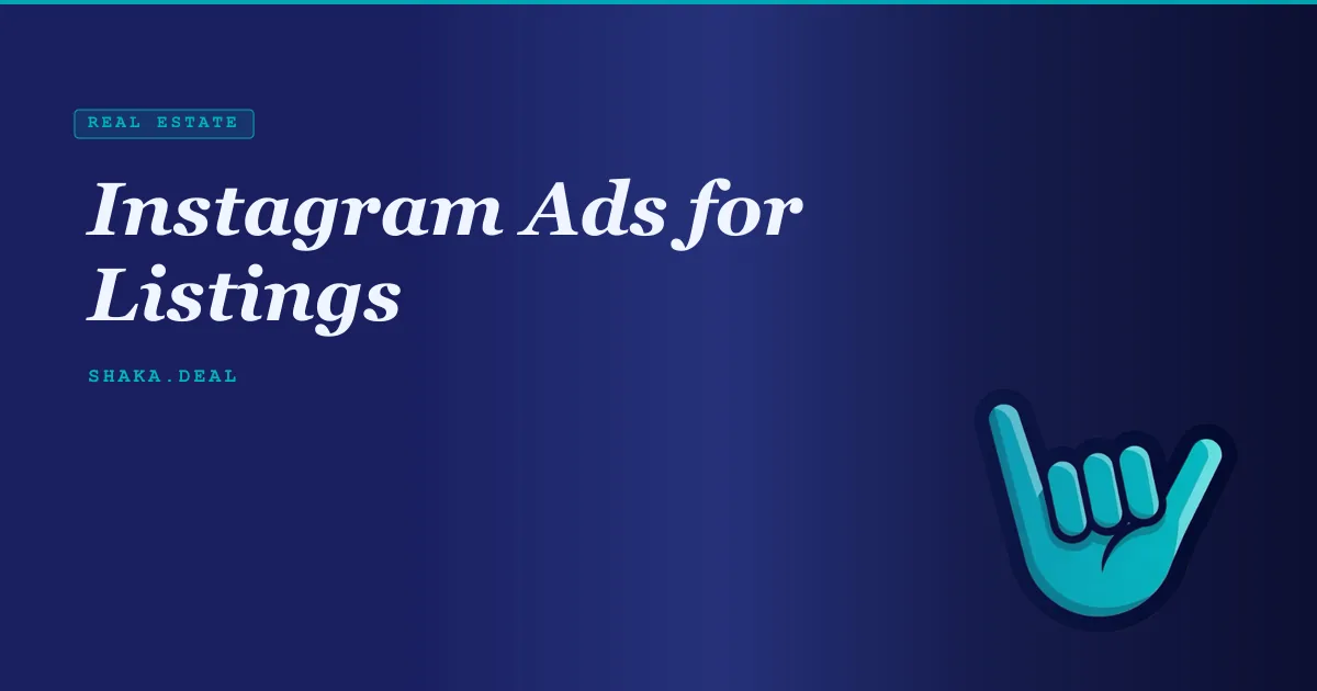 Instagram Ads for Listings