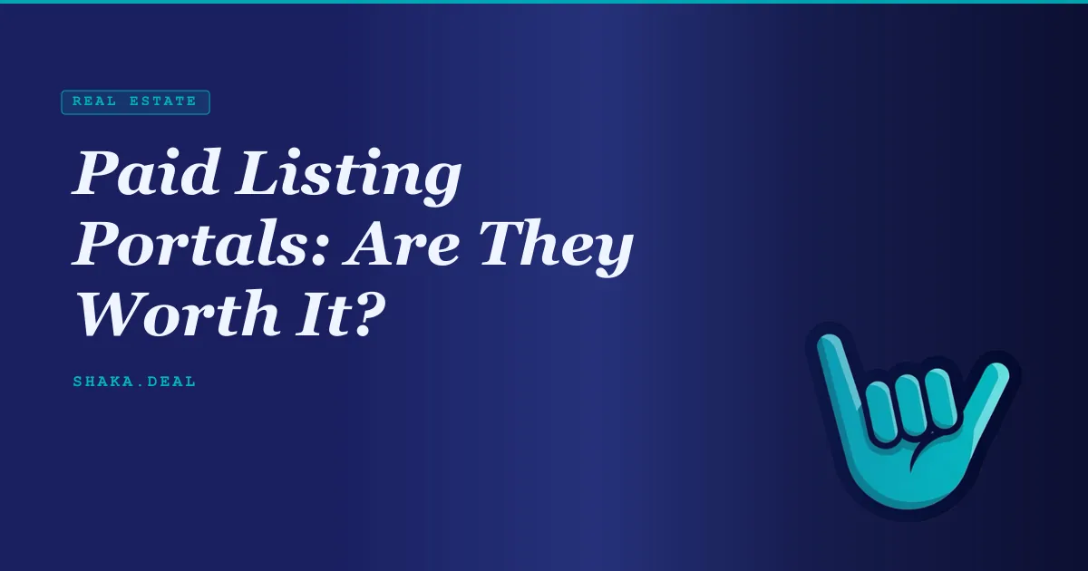 Paid Listing Portals: Are They Worth It?
