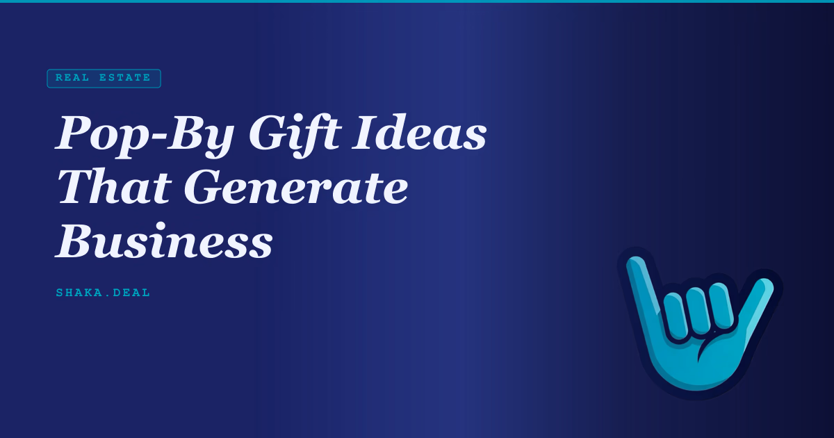 Pop-By Gift Ideas That Generate Business