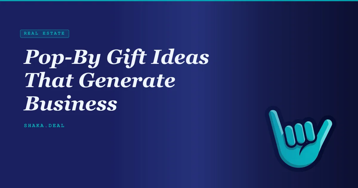 Pop-By Gift Ideas That Generate Business