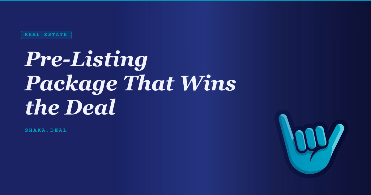 Pre-Listing Package That Wins the Deal