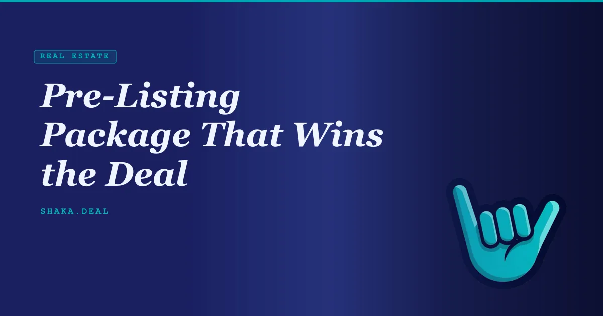 Pre-Listing Package That Wins the Deal