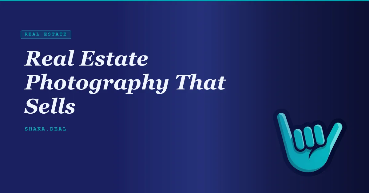 Real Estate Photography That Sells