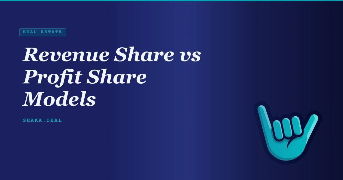 Revenue Share vs Profit Share Models