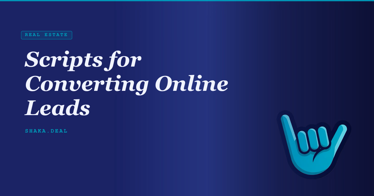 Scripts for Converting Online Leads