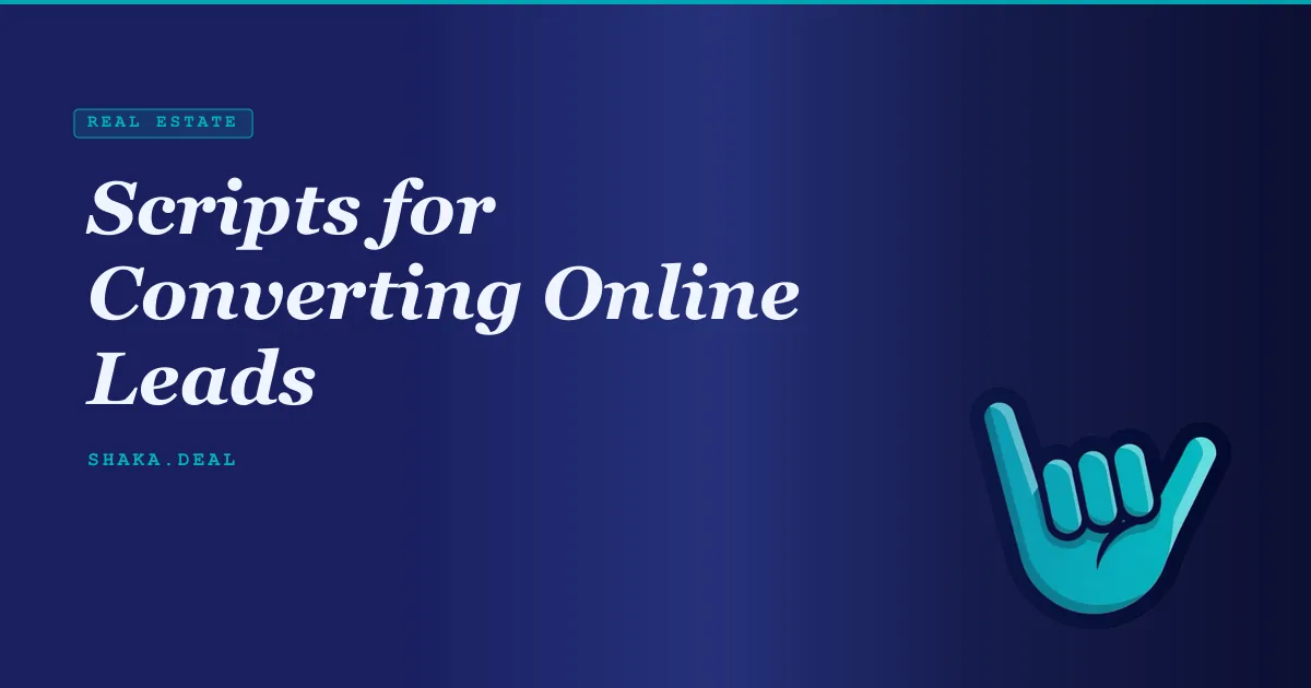 Scripts for Converting Online Leads