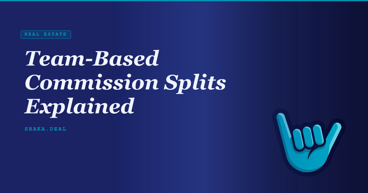 Team-Based Commission Splits Explained