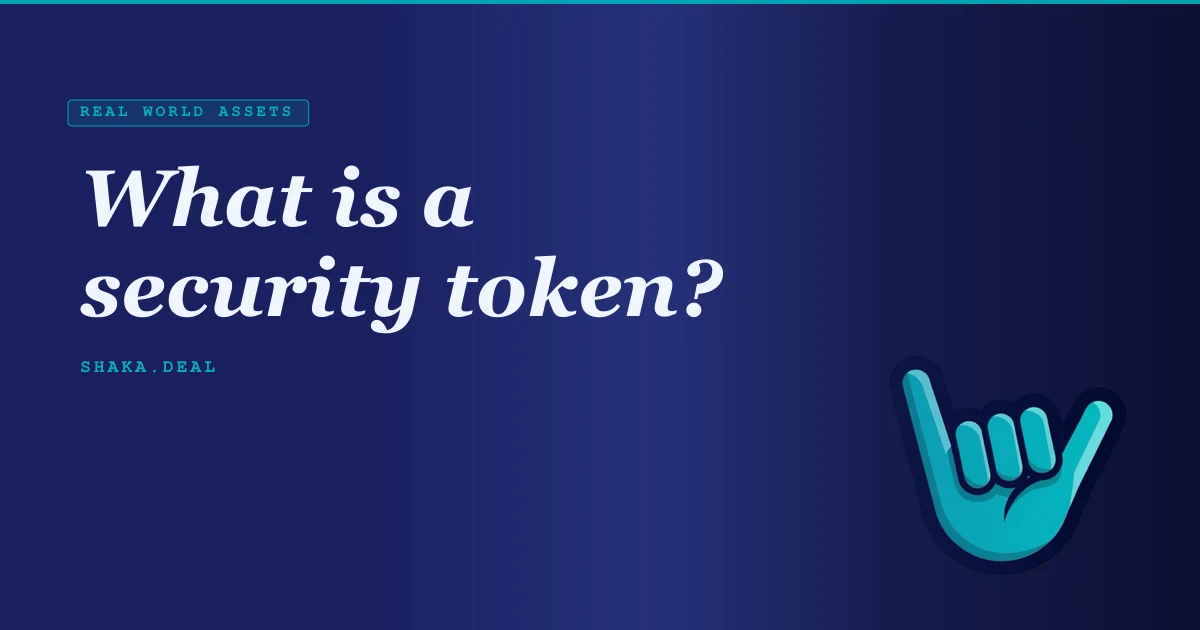 What is a security token?